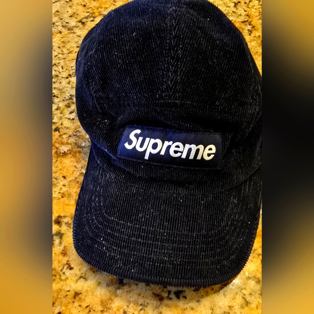 Supreme Dark Corduroy Hat